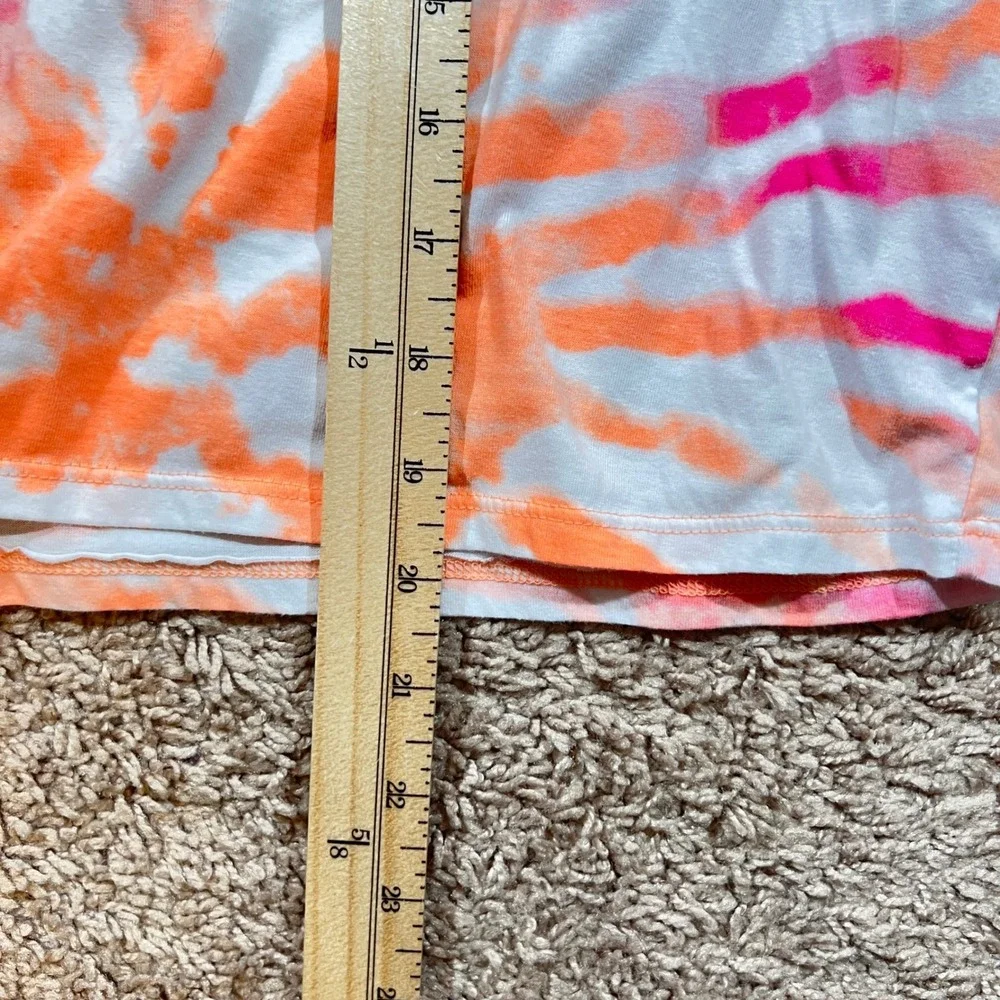 1221 | Justice Plus Tie Dye Graphic Tops Pants 5pc Bundle Orange Pink XL 16/18